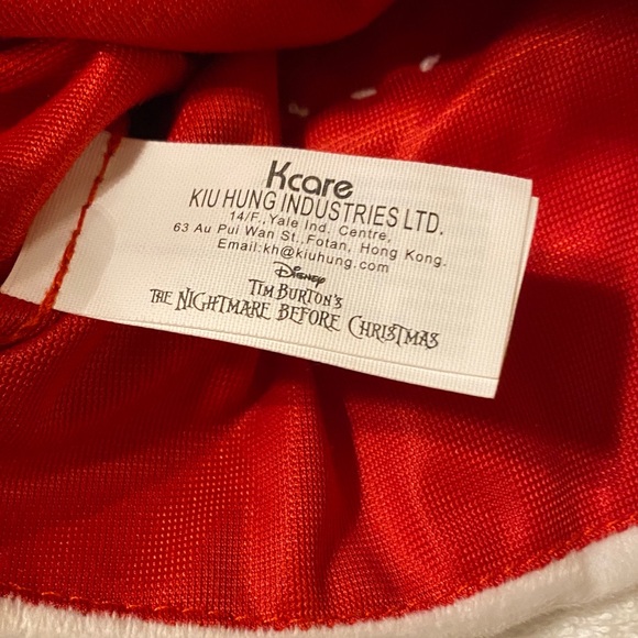 Tim Burton's The Nightmare Before Christmas Santa Hat - Picture 2 of 4